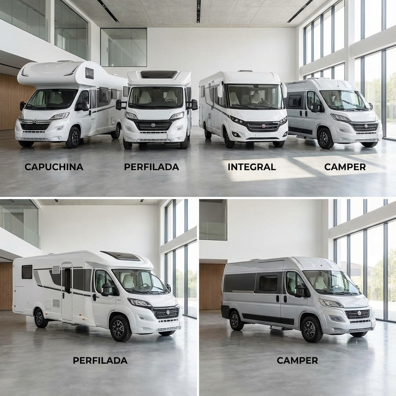 Tipos de autocaravanas