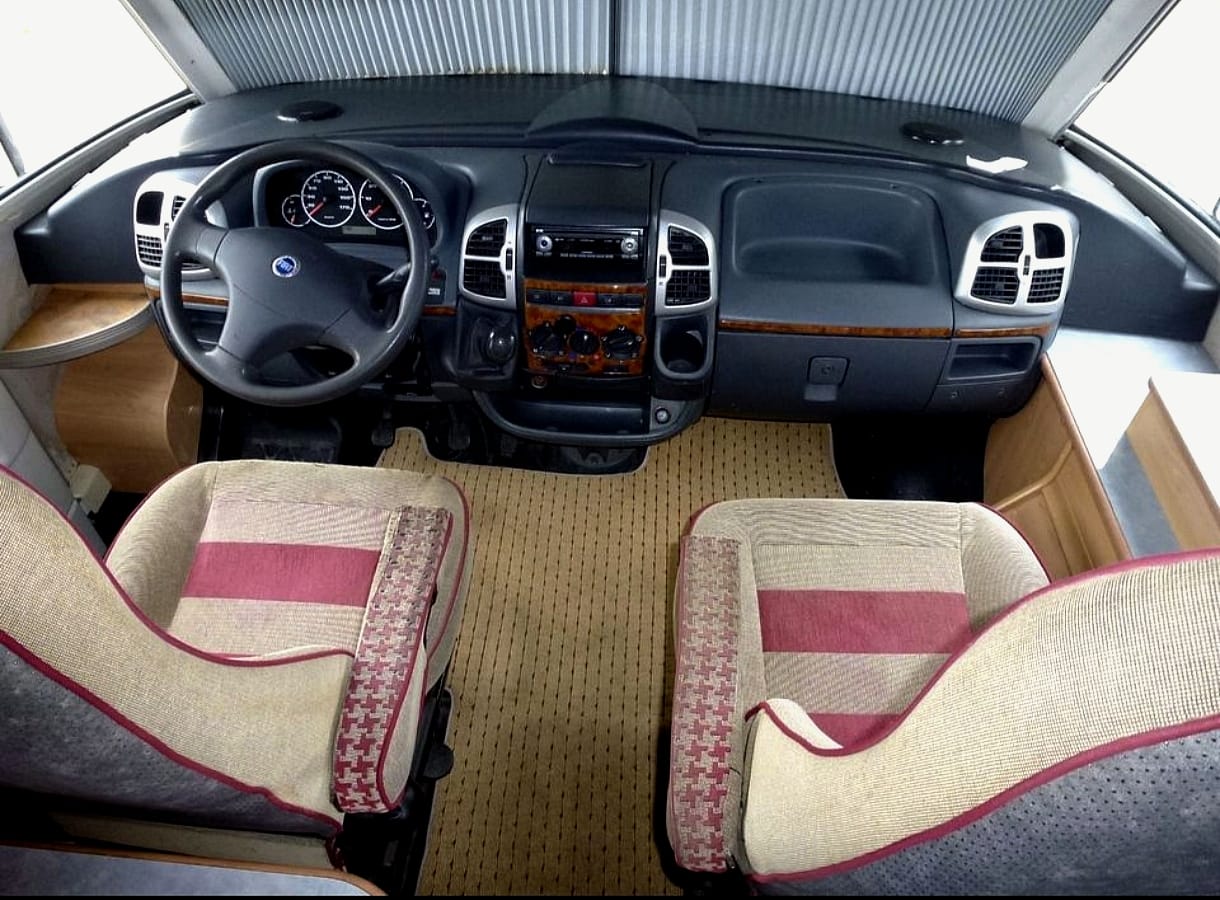 Autocaravana vista interior