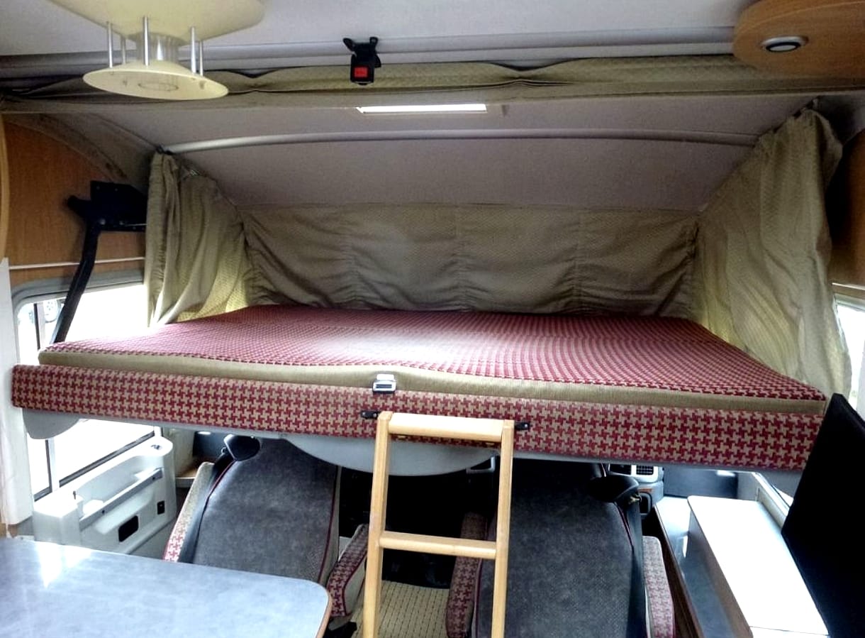 Autocaravana vista interior