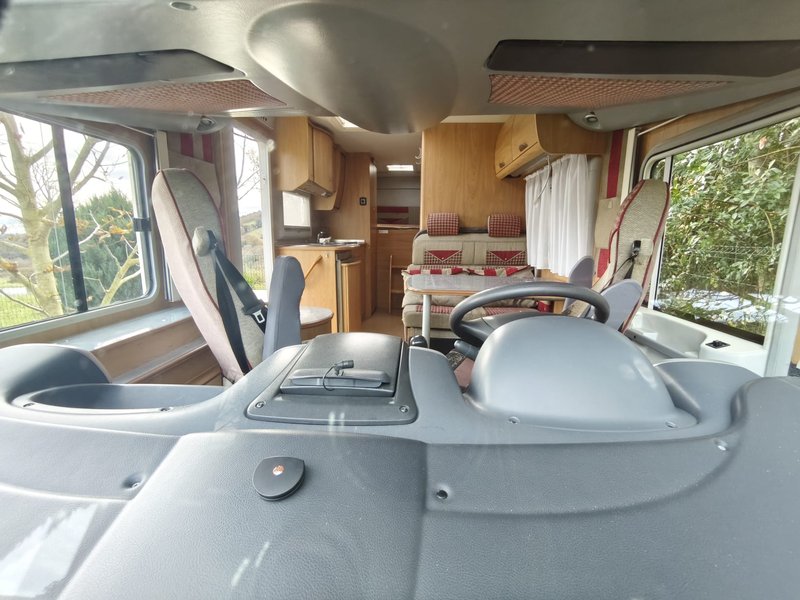 Autocaravana vista interior